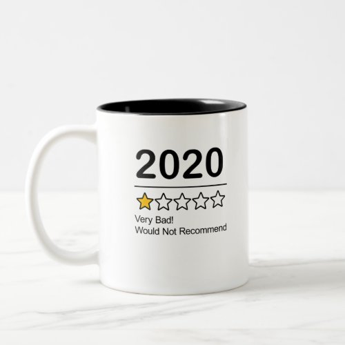 2020 One Star Rating Two_Tone Coffee Mug