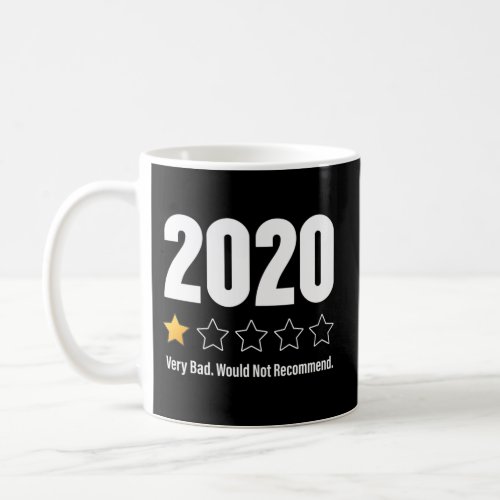 2020 One Star Review 2020 Very Bad Would Not Recom Coffee Mug