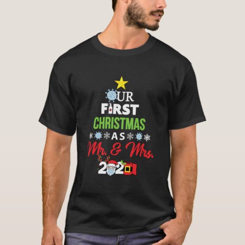 2020 Our First Christmas As Mr Mrs T_Shirt