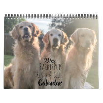 2020 ParkerPup & Friends Golden Retriever Calendar