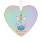2020 Personalized Unicorn Face Mask Rainbow