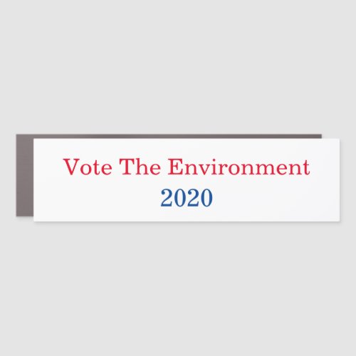 2020 Presidential Campaign Environment Car Magnet