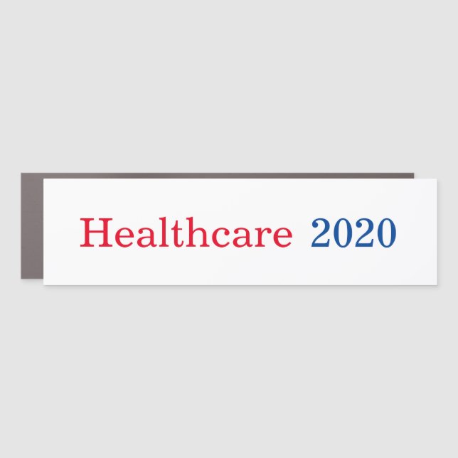 2020 Presidential Campaign Healthcare Car Magnet (Front)