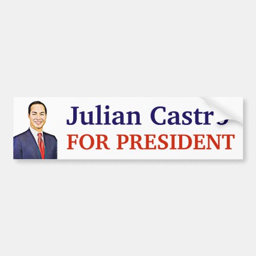 2020 Presidential Election Julian Castro Bumper Sticker