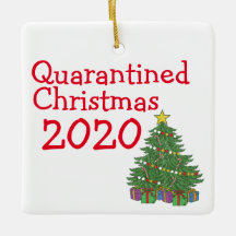 2020 Quarantined Christmas Tree Ornament
