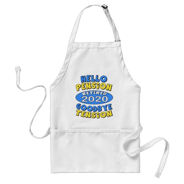 2020 Retirement Adult Apron (Front)