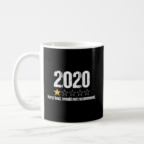 2020 Review One Star Rating Very Bad Would Not Rec Coffee Mug