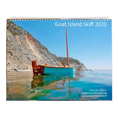 2020 Sailboat Calendar _ Goat Island Skiff