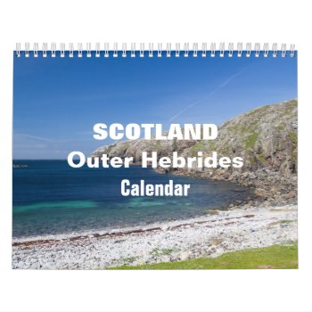 2020 Scotland Outer Hebrides Calendar by sunbuds at Zazzle