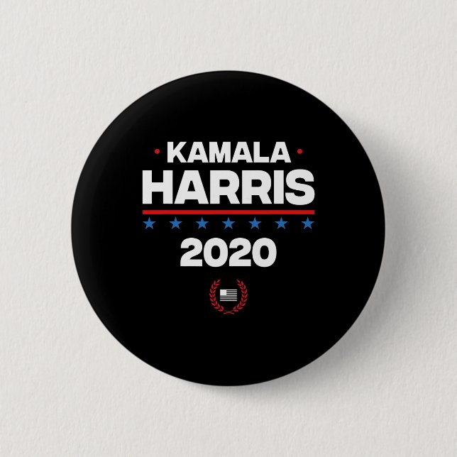 2020 Shirt Harris President Campaign Election 1  Button (Front)