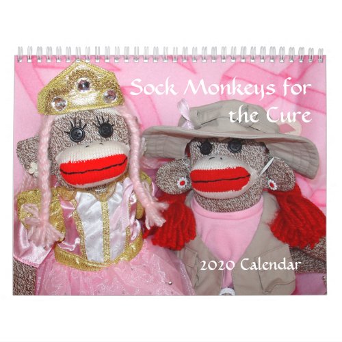 2020 Sock Monkeys for The Cure Calendar