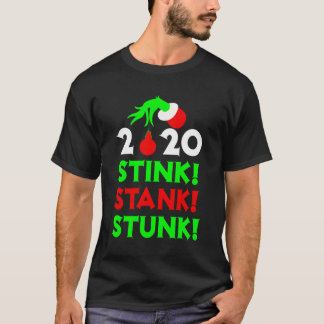 2020 Stink Stank Stunk Christmas Pajamas T-Shirt