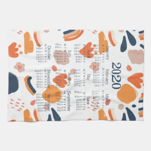 2020 Tea Towel Calendar Kitchen decor