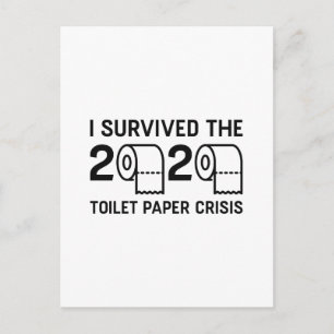 2020 Toilet Paper Crisis Postcard