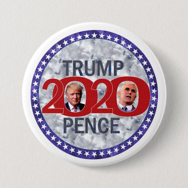2020 Trump / Pence Pinback Button (Front)
