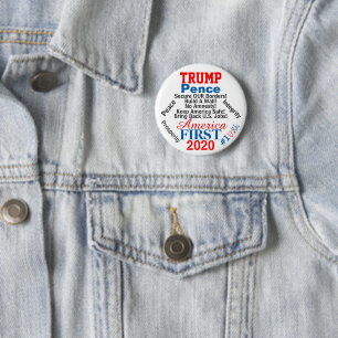2020 Trump Pence Presidential Election EDIT Names Button