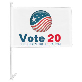 2020 Vote Car Flag
