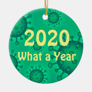 2020 What a Year Ceramic Ornament