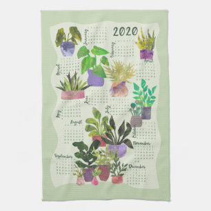 2020 Year House Plants Indoor Plants Kitchen Towel
