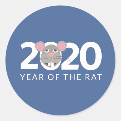 2020 year of the rat sticker