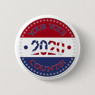 2020 Your Vote Counts Button