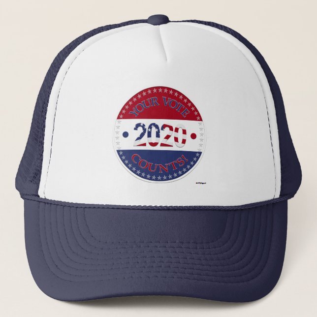 2020 Your Vote Counts Trucker Hat (Front)