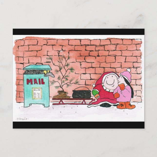 2020 ziggy charity santa postcard (Front)