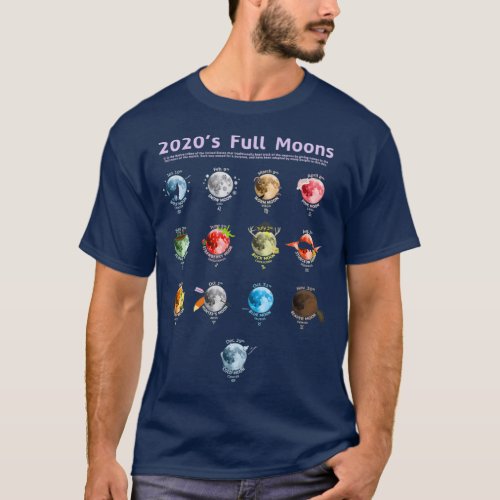 2020s Full Moons T_Shirt