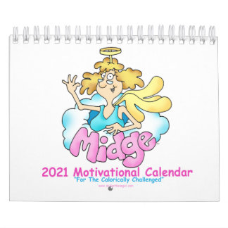 2021 Angel Midge - Diet Funny Cartoon Weight Loss Calendar
