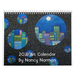 2021 Art Calendar by Nancy Norman