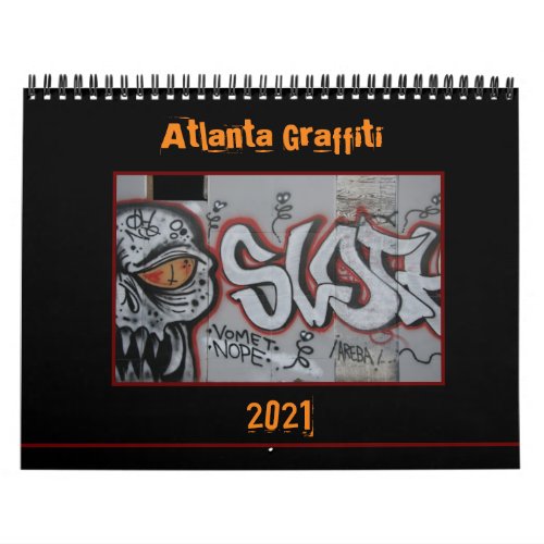 2021 Atlanta Graffiti Calendar