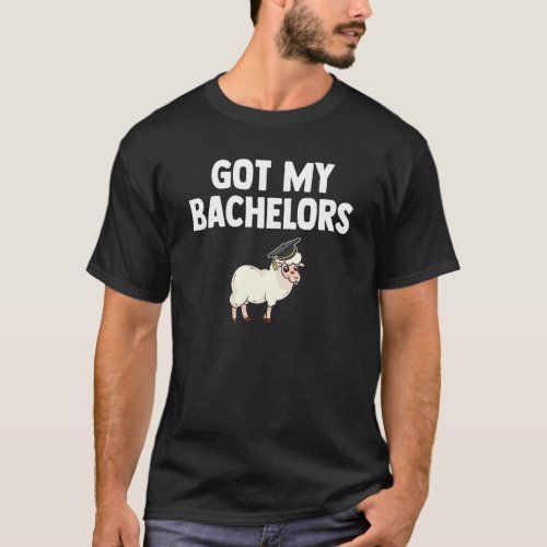 2021 Bachelors Sheep Meme Graduation Cap College S T_Shirt