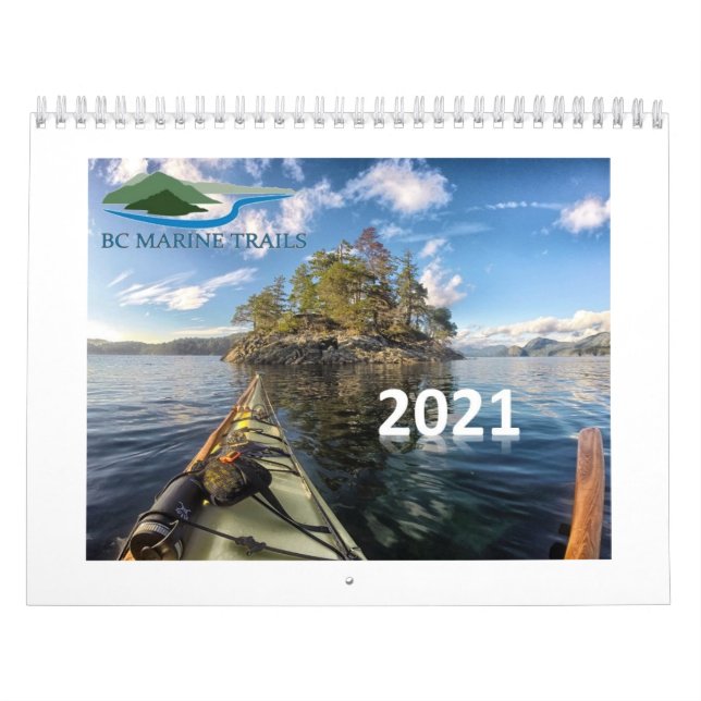 2021 BC Marine Trails Calendar (Cover)