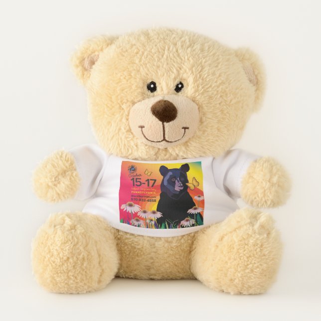 2021 Black Bear Film Festival Poster Teddy Bear (Front)