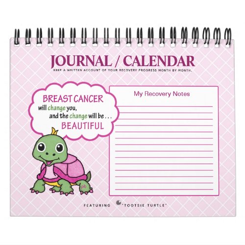 2021 Breast Cancer Recovery Quotes Notes Journal Calendar