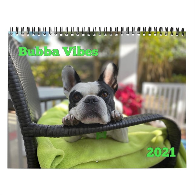 2021 BUBBA VIBE CALENDAR (Cover)