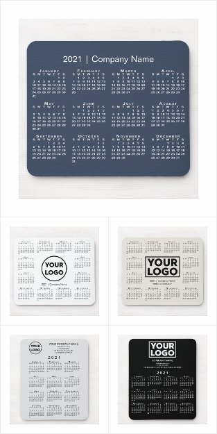 2021 Calendar Business Mouse Pads