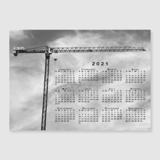 2021 Calendar Chic Construction Crane Photo
