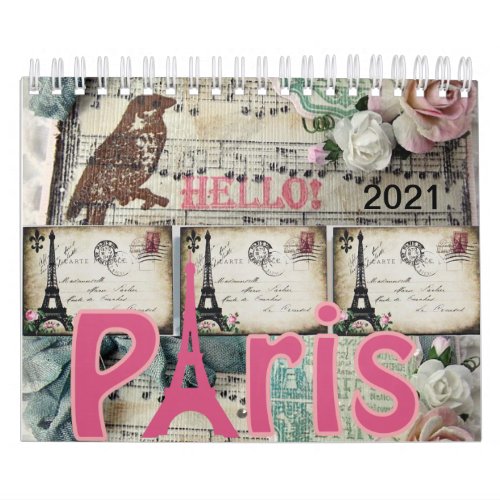 2021 Calendar Paris France