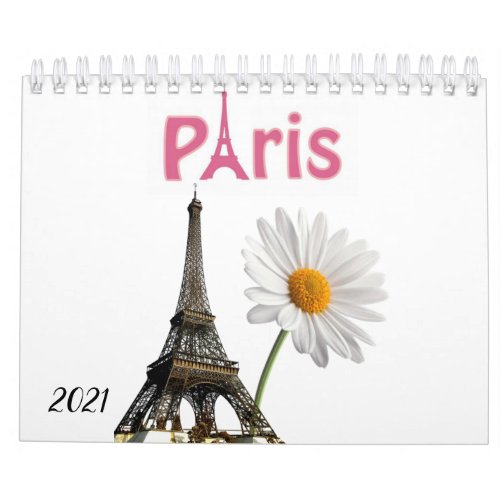 2021 Calendar Paris France