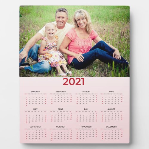 2021 Calendar Photo Plaque