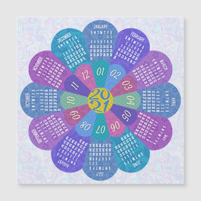 2021 Calendar (See Description for New Version)  (Front)