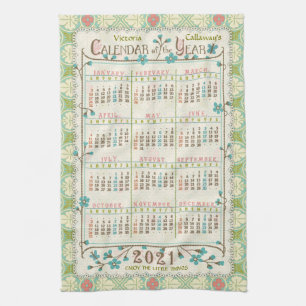 2021 Calendar (See Description for New Version) Kitchen Towel