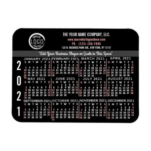 2021 Calendar (See Description for New Version) Magnet
