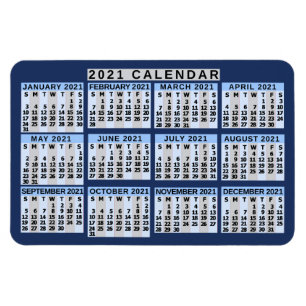 2021 Calendar (See Description for New Version) Magnet