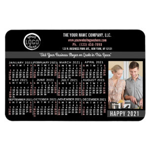 2021 Calendar (See Description for New Version) Magnet