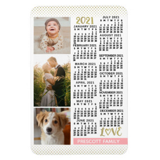 2021 Calendar (See Description for New Version)  Magnet