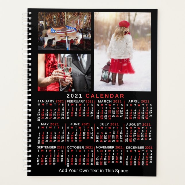 2021 Calendar (See Description for New Version)  Planner (Front)