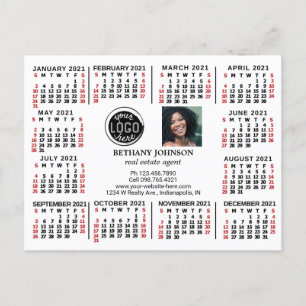 2021 Calendar (See Description for New Version)  Postcard