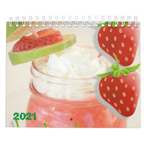 2021 Calendar Strawberry